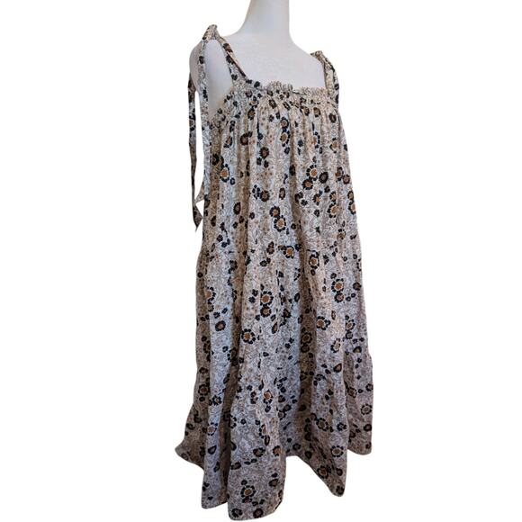 Le Reveur Floral Smocked Cottage Dress Large - Picture 1 of 6
